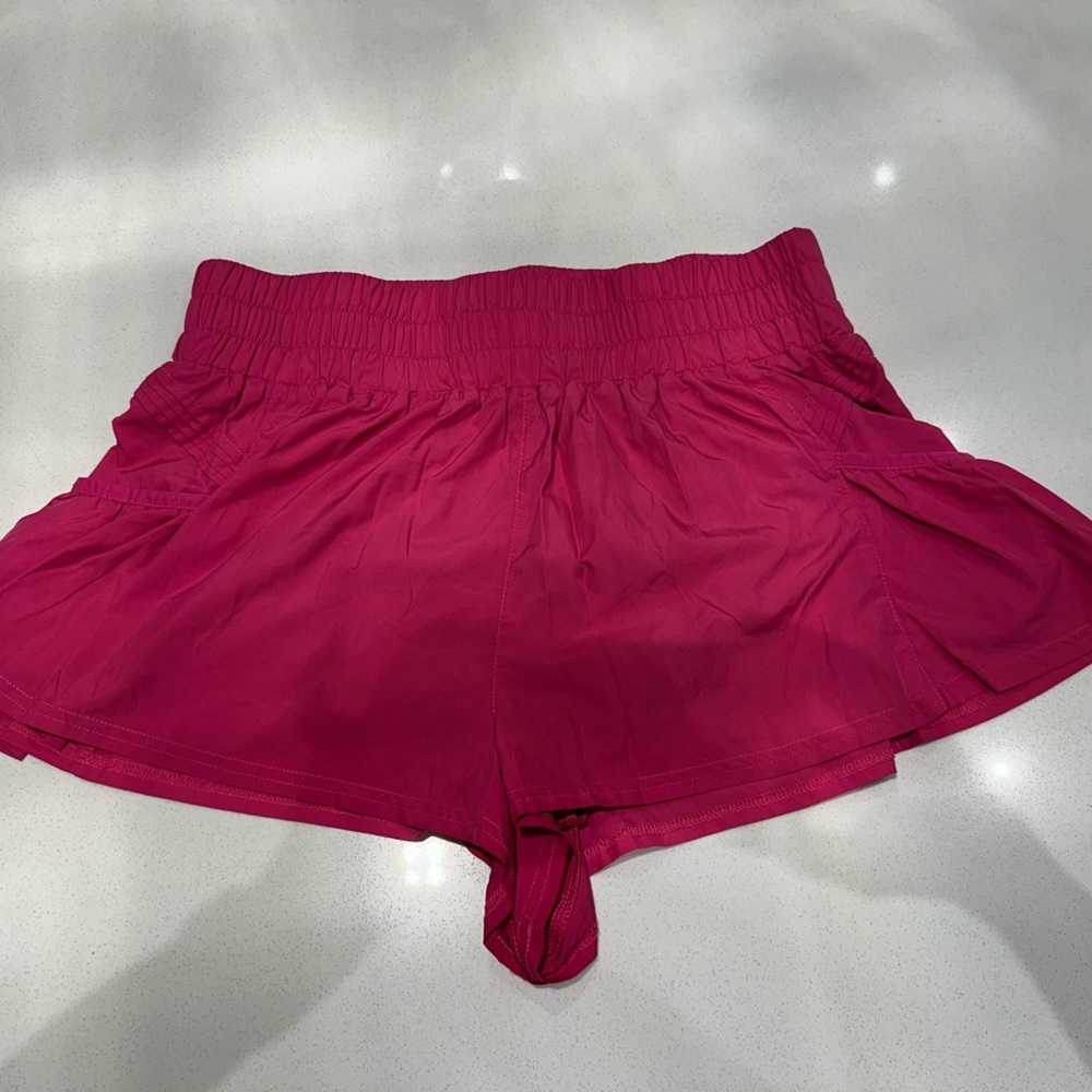 FP Movement Get your Flirt On Vibrant Pink Shorts